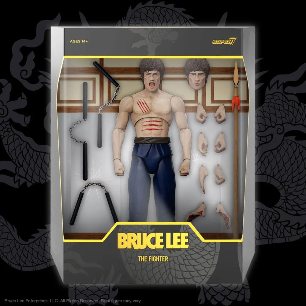 Bruce Lee Ultimates Bruce The Fighter akciófigura 18 cm termékfotó