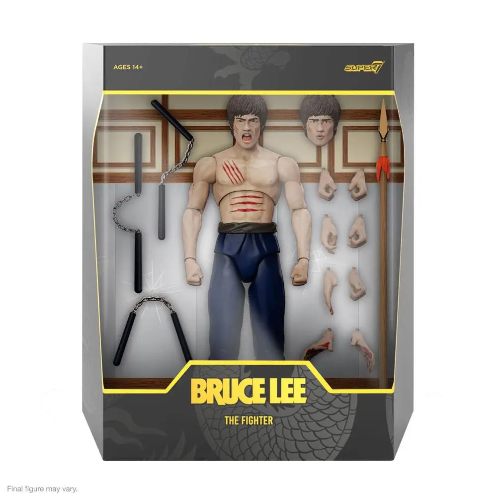 Bruce Lee Ultimates Bruce The Fighter akciófigura 18 cm termékfotó