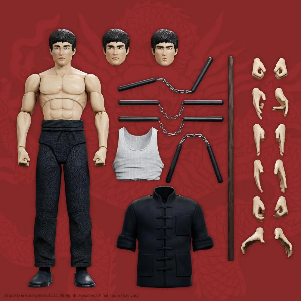 Bruce Lee Ultimates Bruce The Warrior akciófigura 18 cm termékfotó