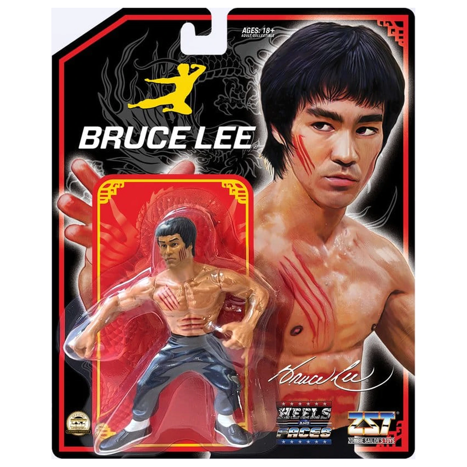 Bruce Lee Zombie Sailor's Toys (Bloody) akciófigura 11 cm termékfotó