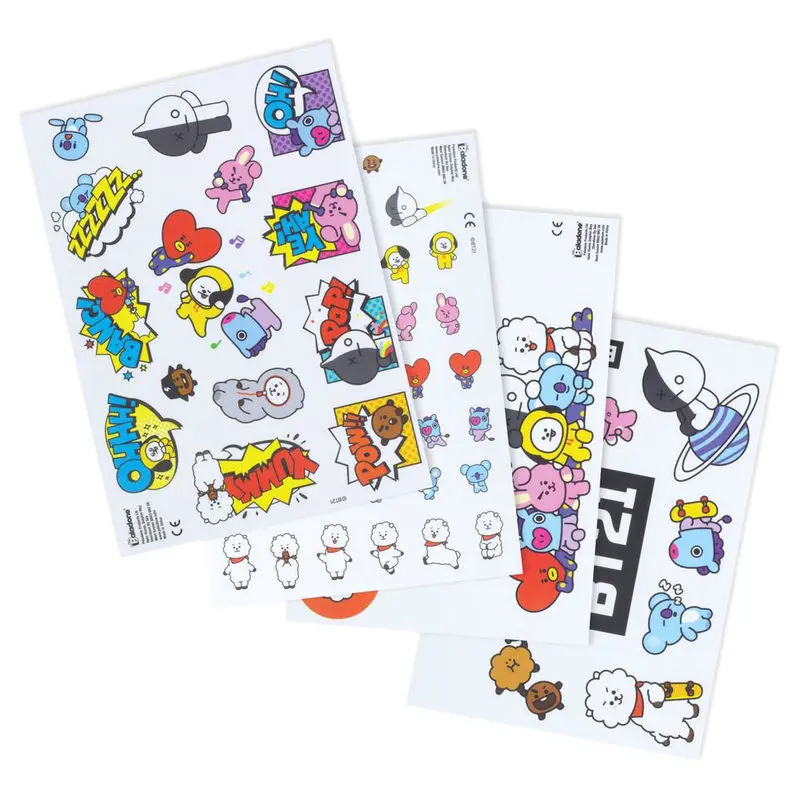 BT21 matrica csomag termékfotó