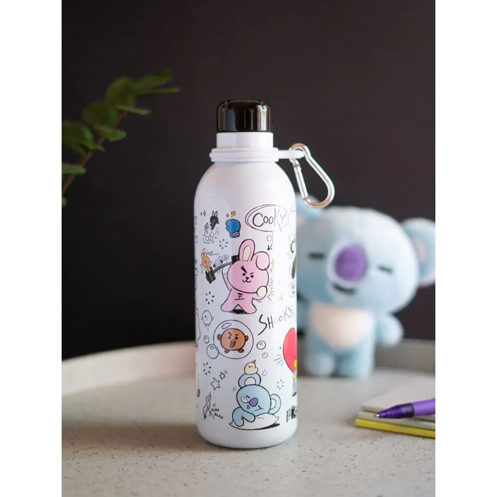 BT21 rozsdamentes acél palack kulacs 500ml termékfotó