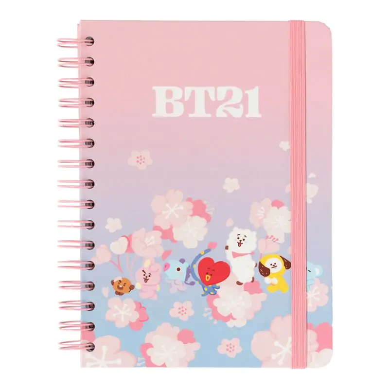 BT21 Sakura A5 Notizbuch termékfotó