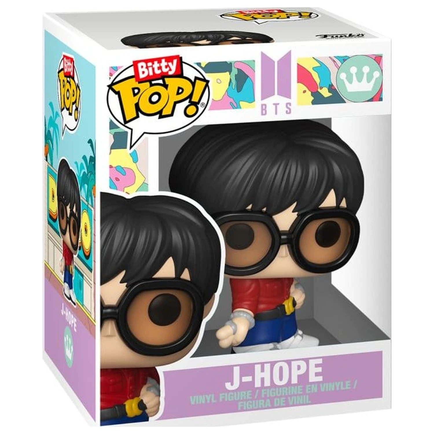 BTS Bitty Funko POP! Stages Vinyl figura J-Hope (Dynamite) 2,5 cm termékfotó