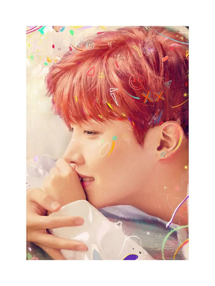 BTS Fine Art Print Love Yourself: j-hope poszter 46 x 61 cm termékfotó