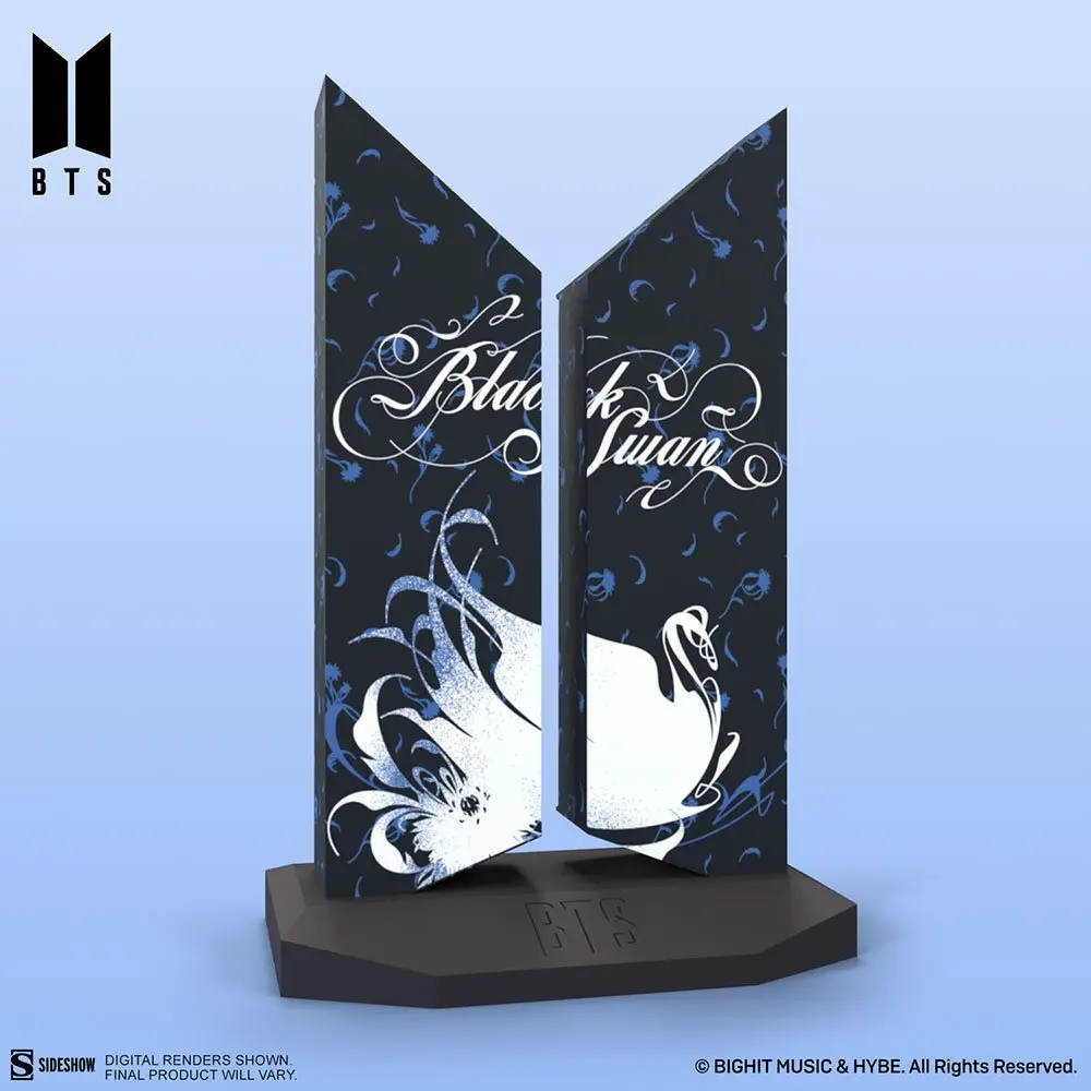 BTS Premium BTS Logo: Black Swan Edition szobor figura 18 cm termékfotó
