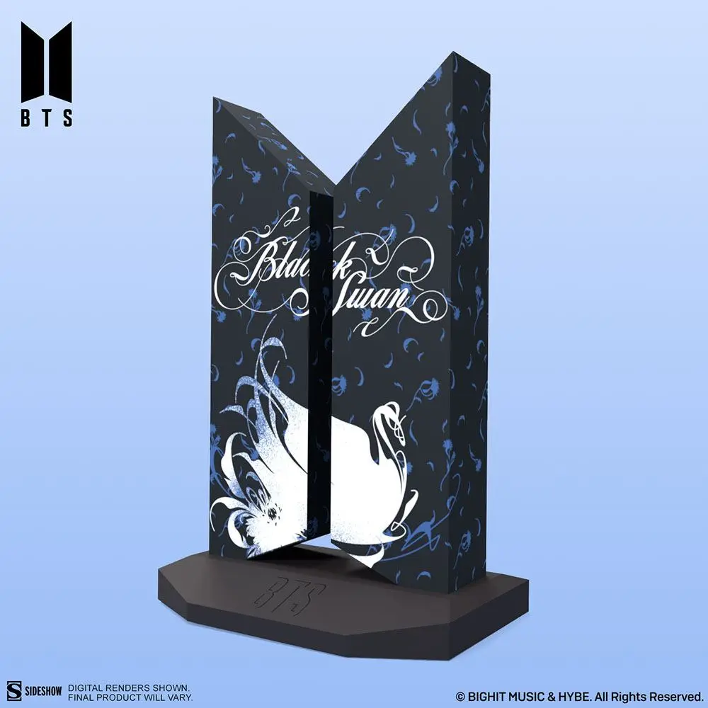 BTS Premium BTS Logo: Black Swan Edition szobor figura 18 cm termékfotó