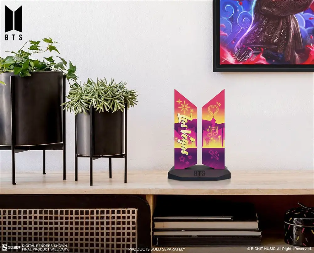 BTS szobor figura Premium BTS Logo: Las Vegas Edition 18 cm termékfotó