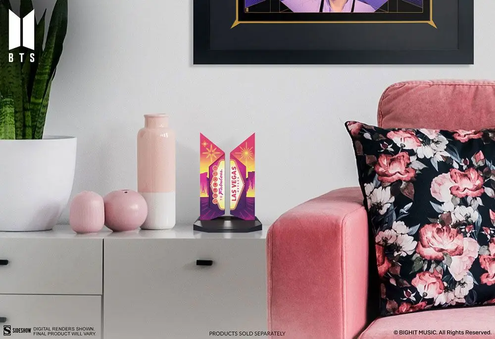 BTS szobor figura Premium BTS Logo: Las Vegas Edition 18 cm termékfotó