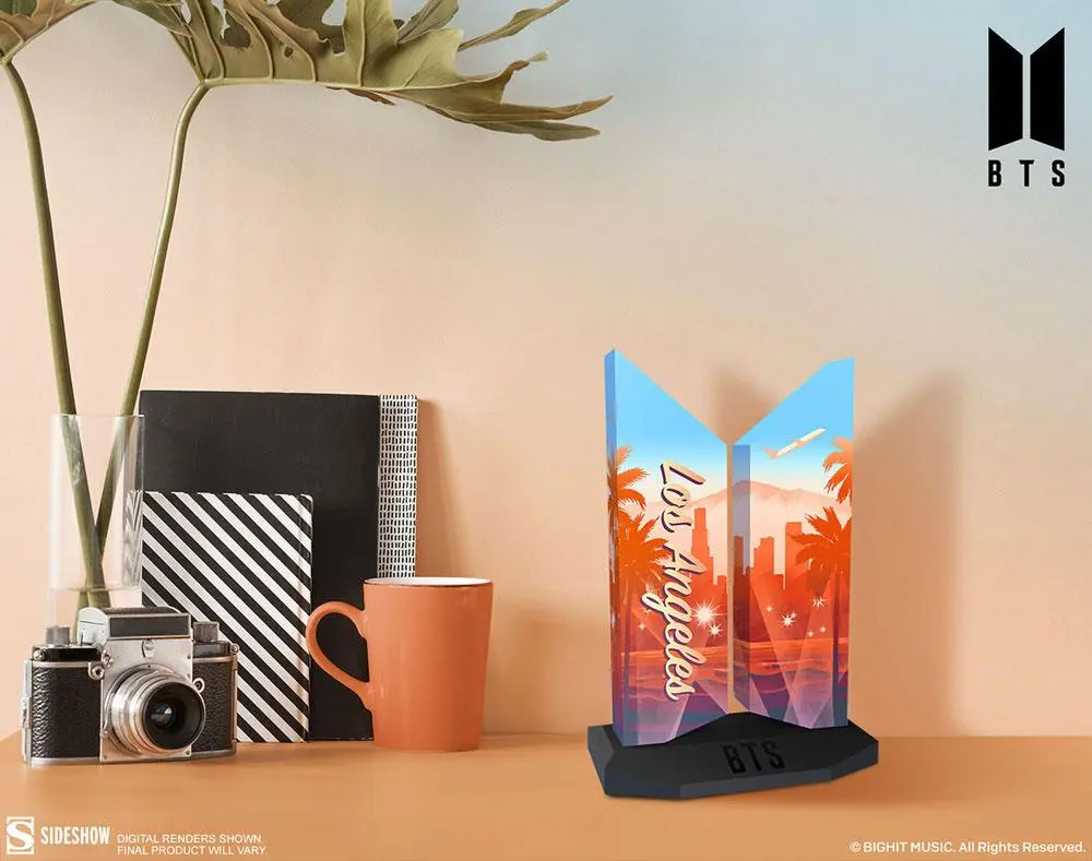 BTS szobor Premium BTS Logo: Los Angeles Edition figura 18 cm termékfotó