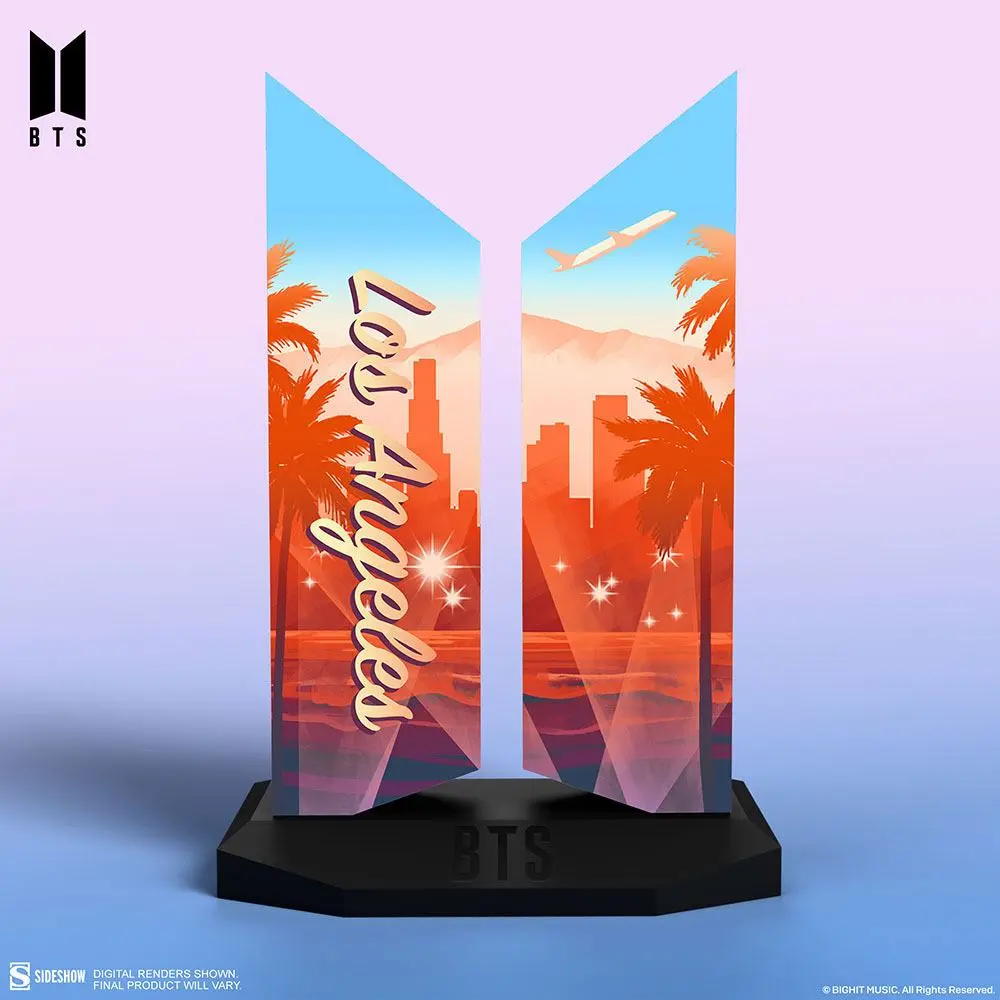 BTS szobor Premium BTS Logo: Los Angeles Edition figura 18 cm termékfotó