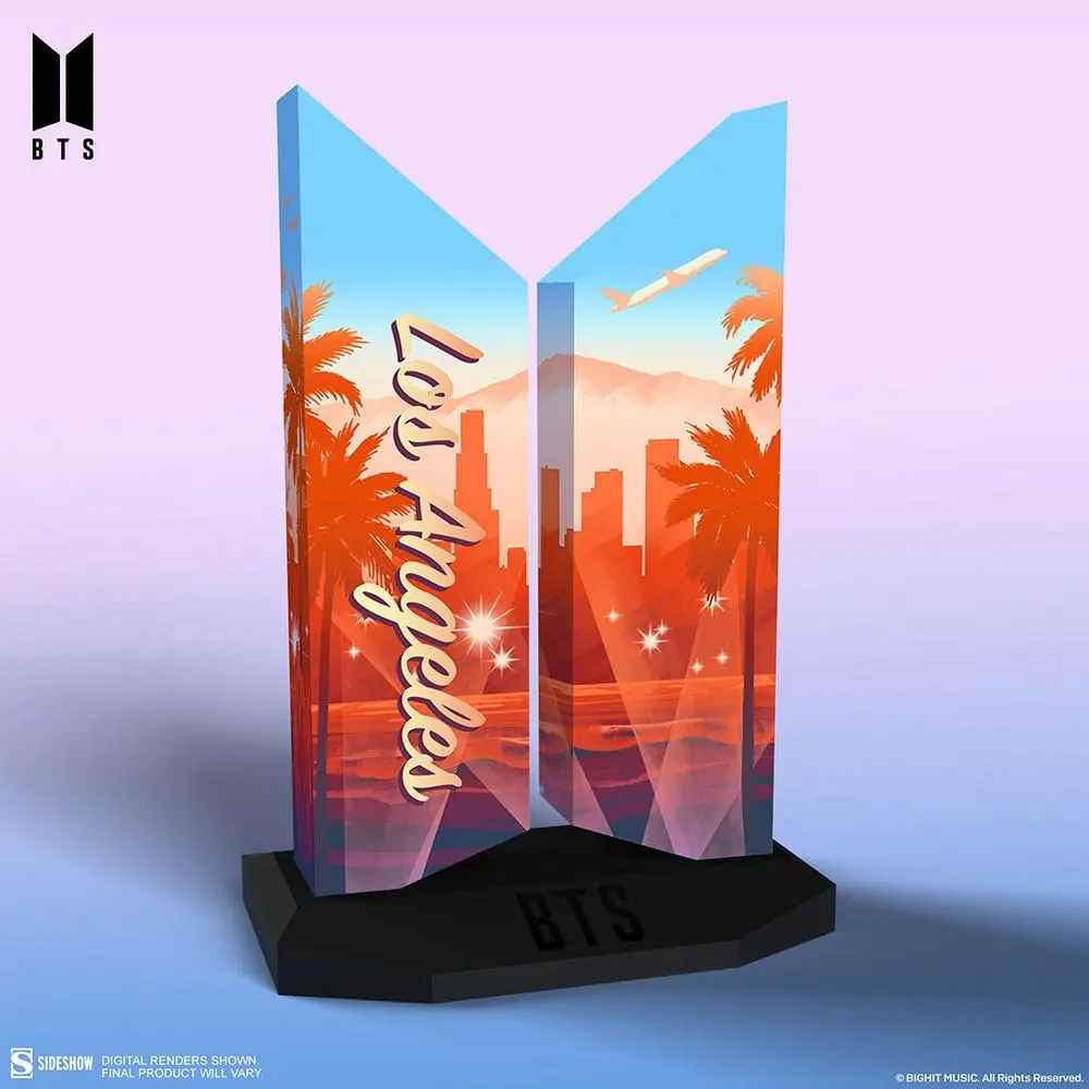 BTS szobor Premium BTS Logo: Los Angeles Edition figura 18 cm termékfotó
