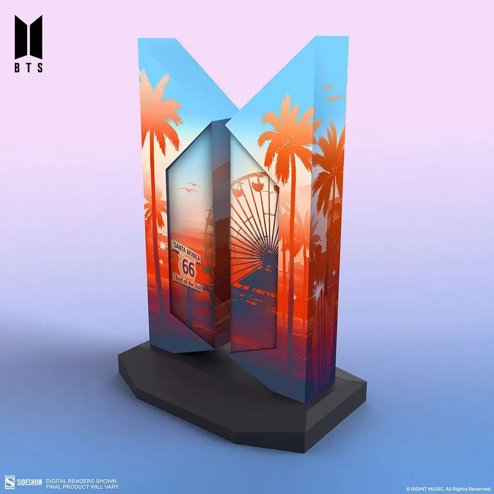 BTS szobor Premium BTS Logo: Los Angeles Edition figura 18 cm termékfotó