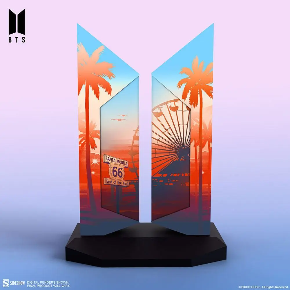 BTS szobor Premium BTS Logo: Los Angeles Edition figura 18 cm termékfotó