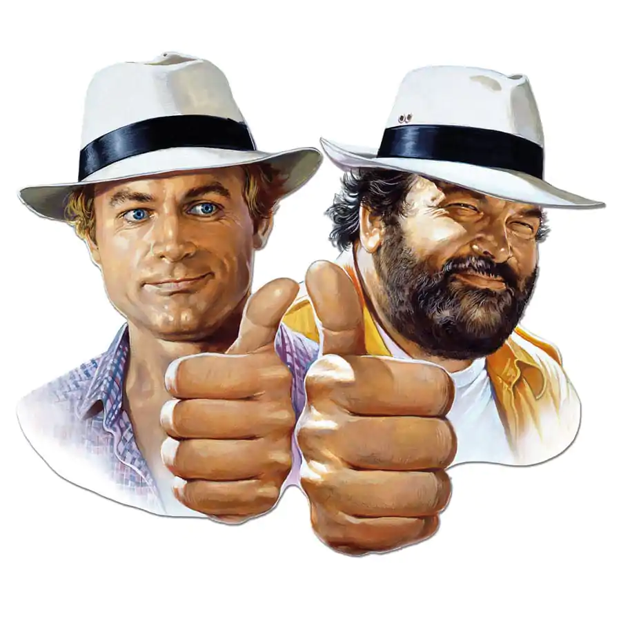 Bud Spencer & Terence Hill Hill + Spencer 3D fémtábla 45 x 45 cm termékfotó