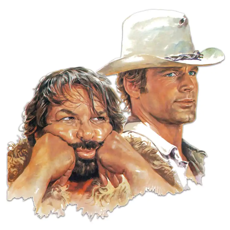 Bud Spencer & Terence Hill Bud & Terence 3D fémtábla 45 x 45 cm termékfotó