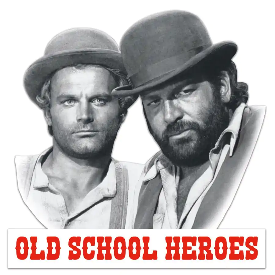 Bud Spencer & Terence Hill Old School Heroes 3D fémtábla 45 x 45 cm termékfotó