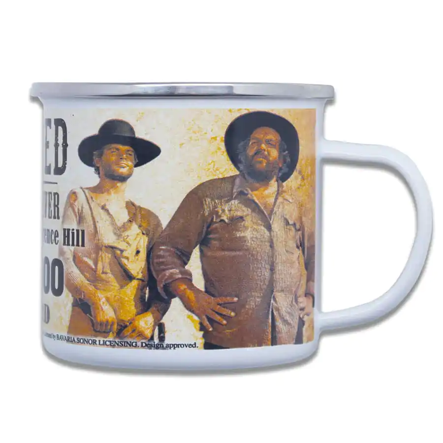 Bud Spencer & Terence Hill Enamel Mug Wanted termékfotó