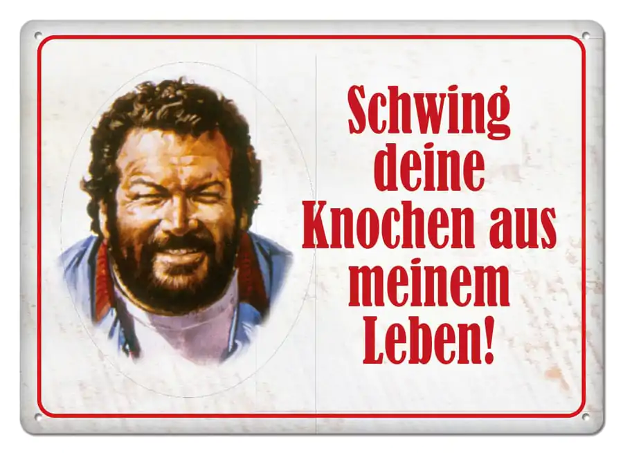Bud Spencer Schwing deine Knochen fémtábla 10 x 15 cm termékfotó