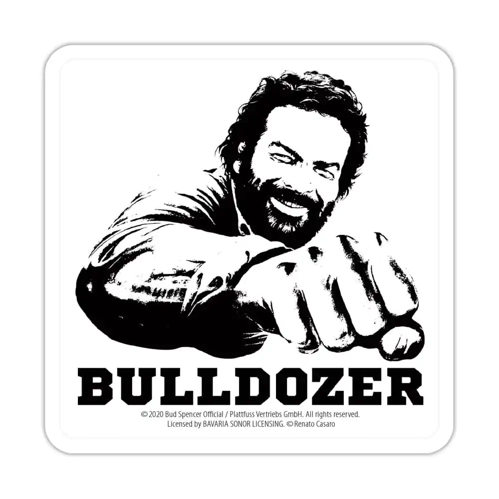 Bud Spencer Tin Bulldozer poháralátét 10 x 10 cm termékfotó
