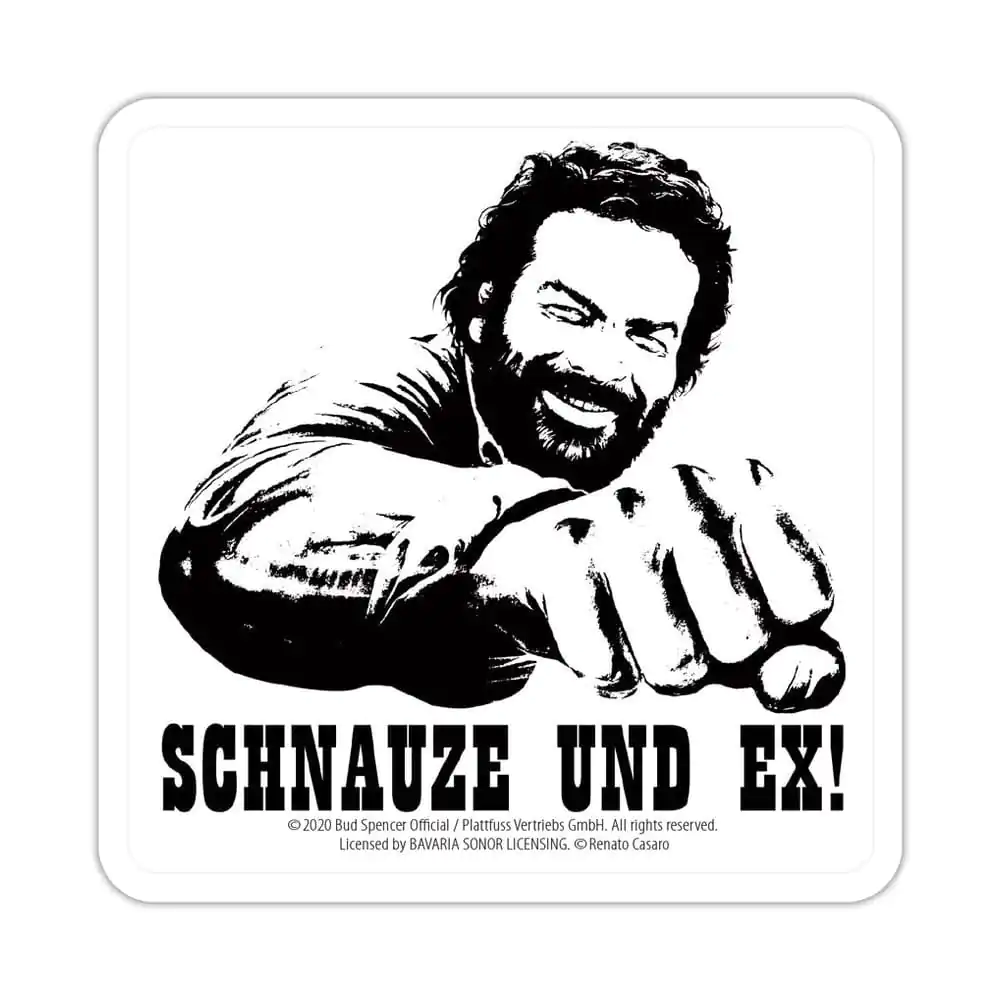 Bud Spencer Tin Schnauze und Ex poháralátét 10 x 10 cm termékfotó