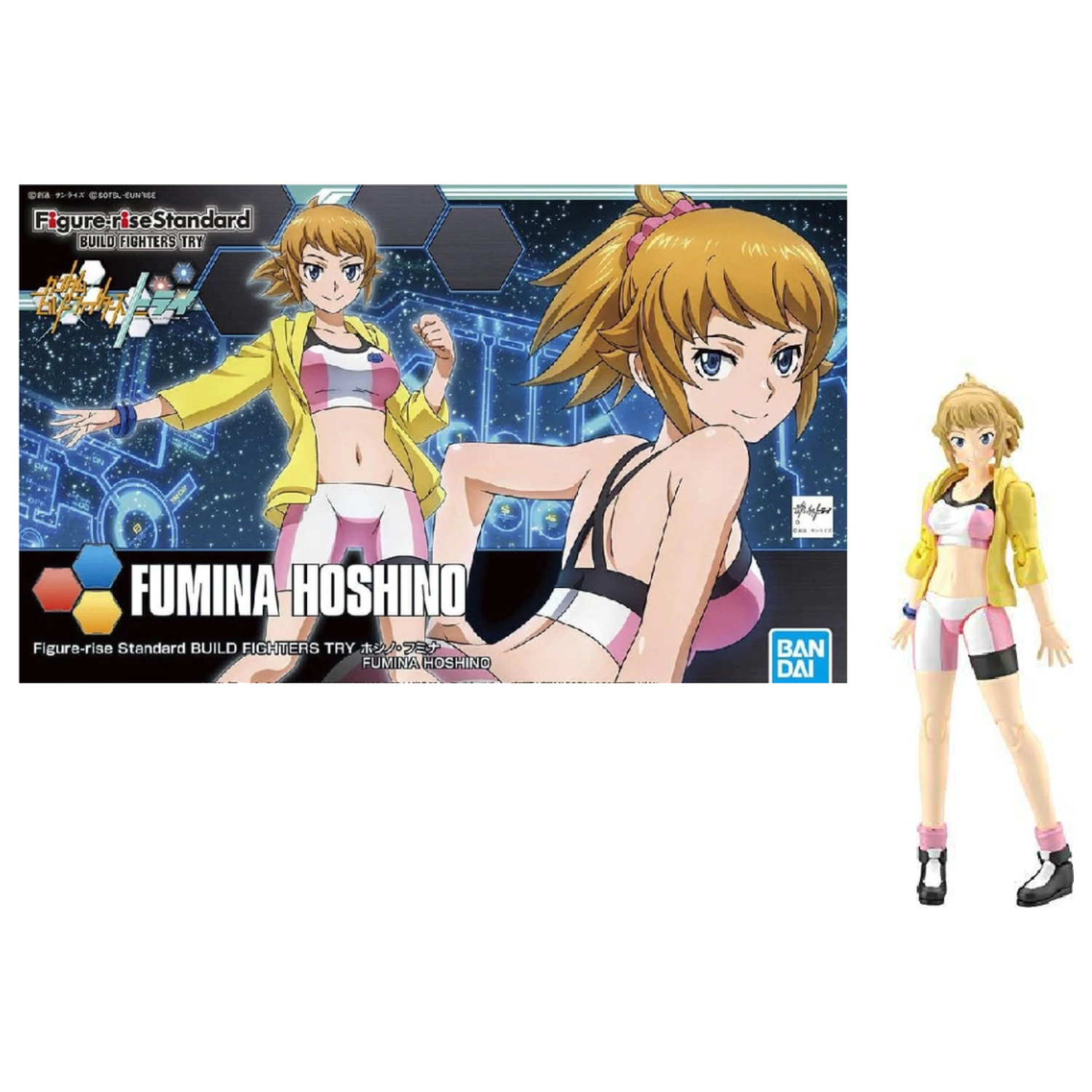 BUILD FIGHTERS figura-rise Fumina Hoshino modell készlet termékfotó