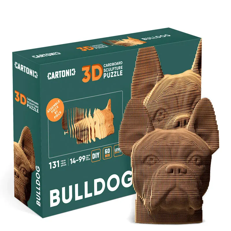 Buldog 3D karton puzzle 131db-os termékfotó