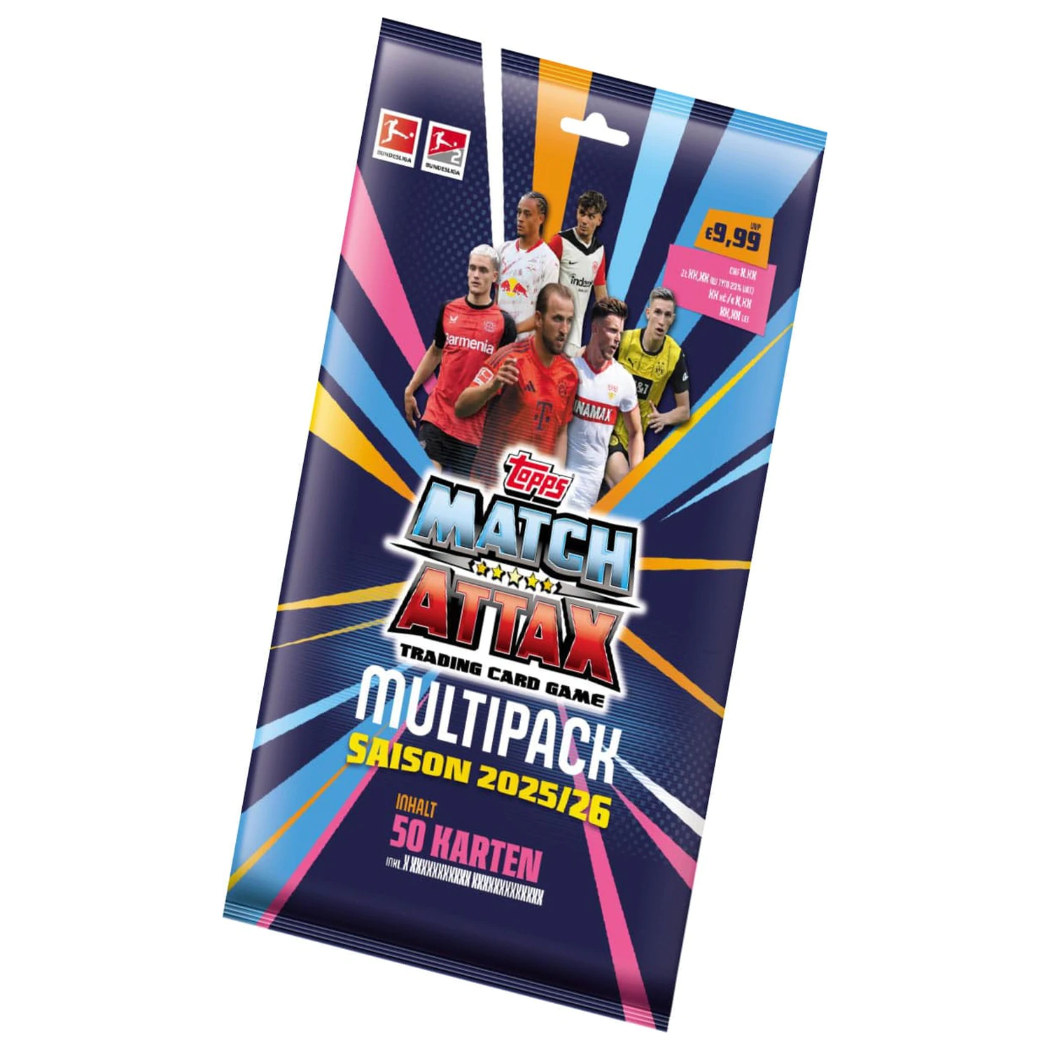 Bundesliga Match Attax Trading Cards 2025/26 Mega Multipack kártyacsomag termékfotó