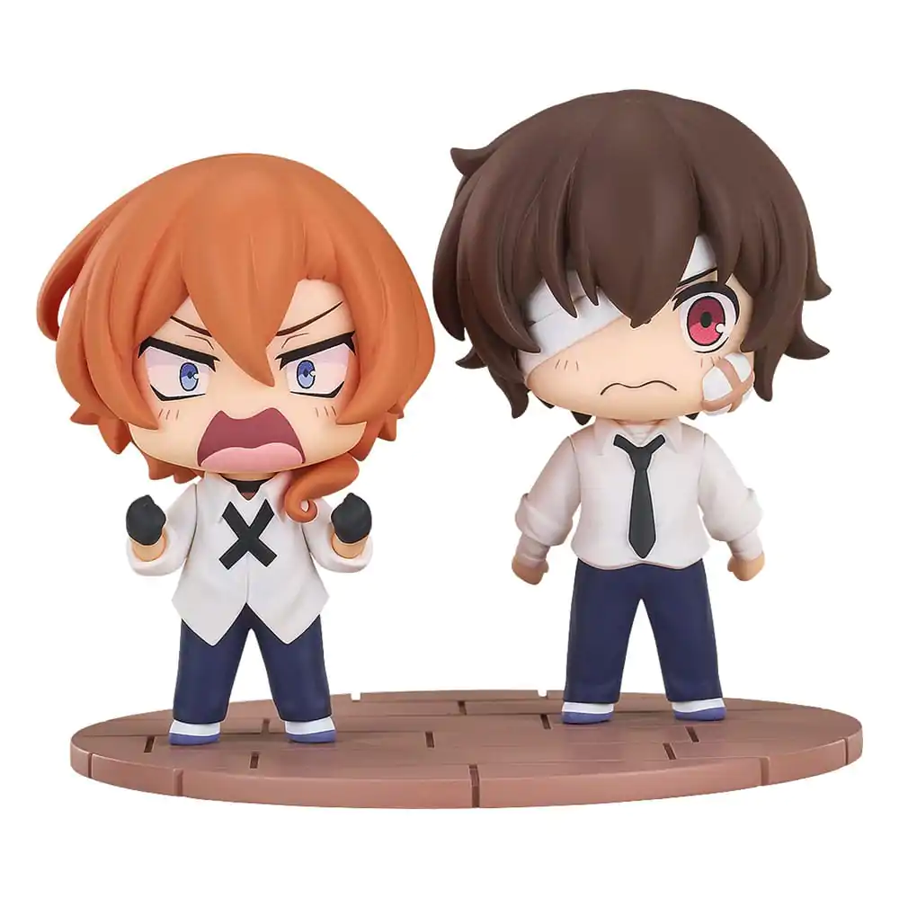 Bungo Stray Dogs Wan! Osamu Dazai & Chuya Nakahara: Fourteen-Year-Old Ver. Chibi figurák 8 cm termékfotó