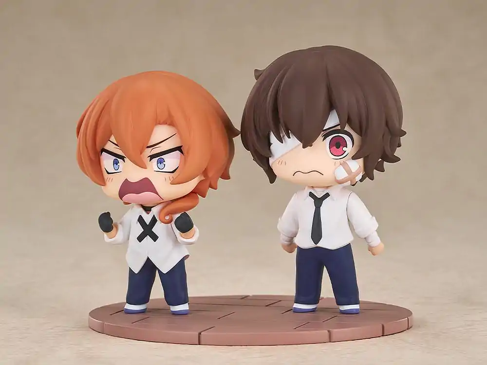 Bungo Stray Dogs Wan! Osamu Dazai & Chuya Nakahara: Fourteen-Year-Old Ver. Chibi figurák 8 cm termékfotó