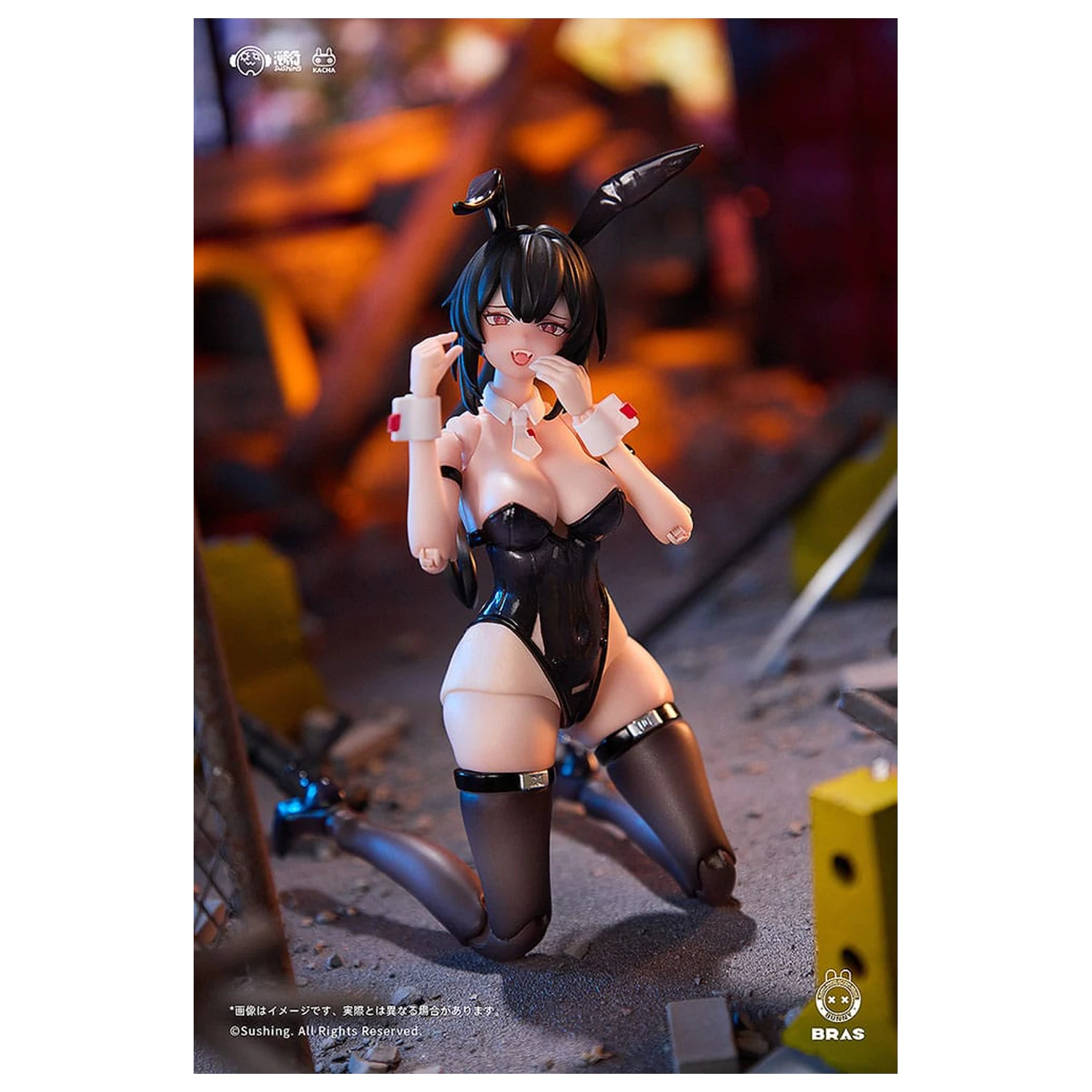 Bunny Rapid Action Squad akciófigura 1/12 Attacker Runa 16 cm  termékfotó