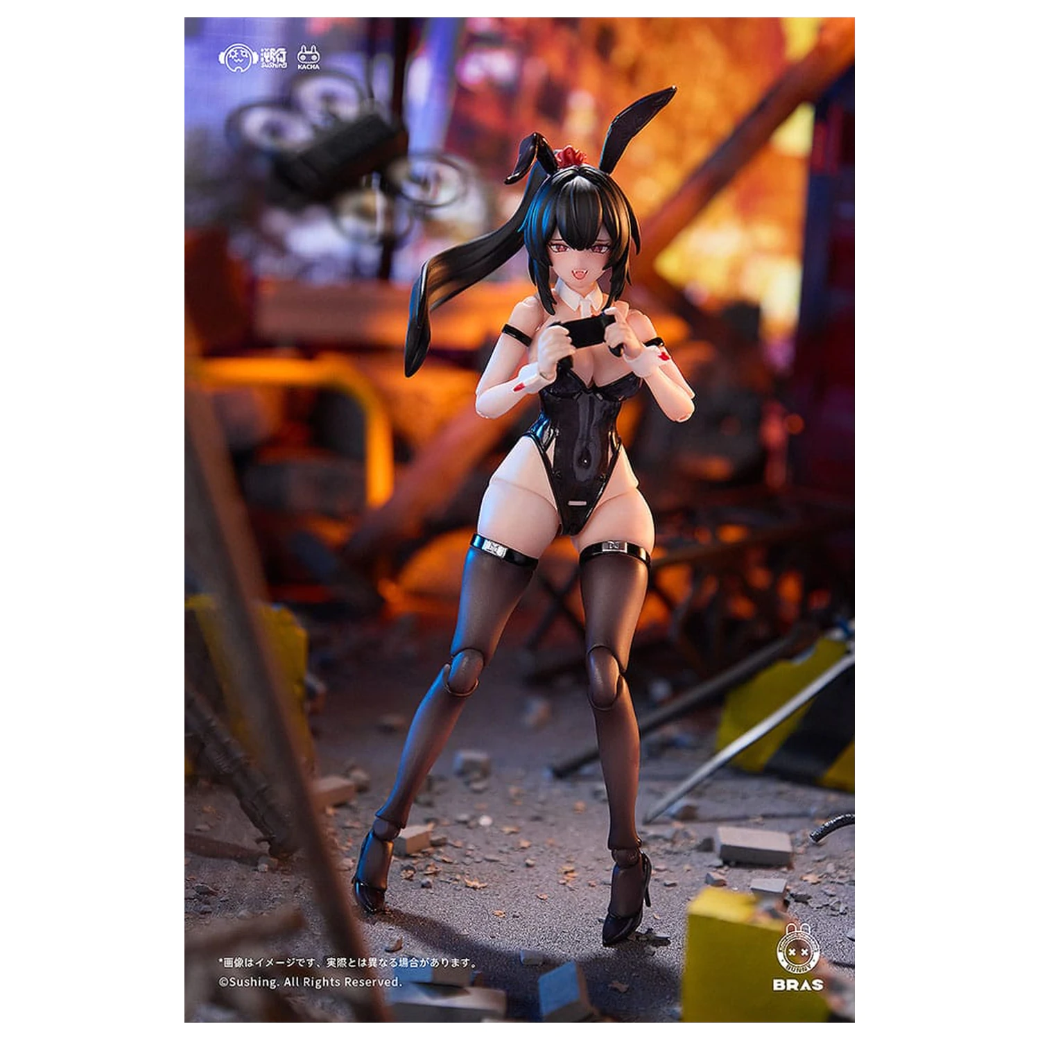 Bunny Rapid Action Squad akciófigura 1/12 Attacker Runa 16 cm  termékfotó