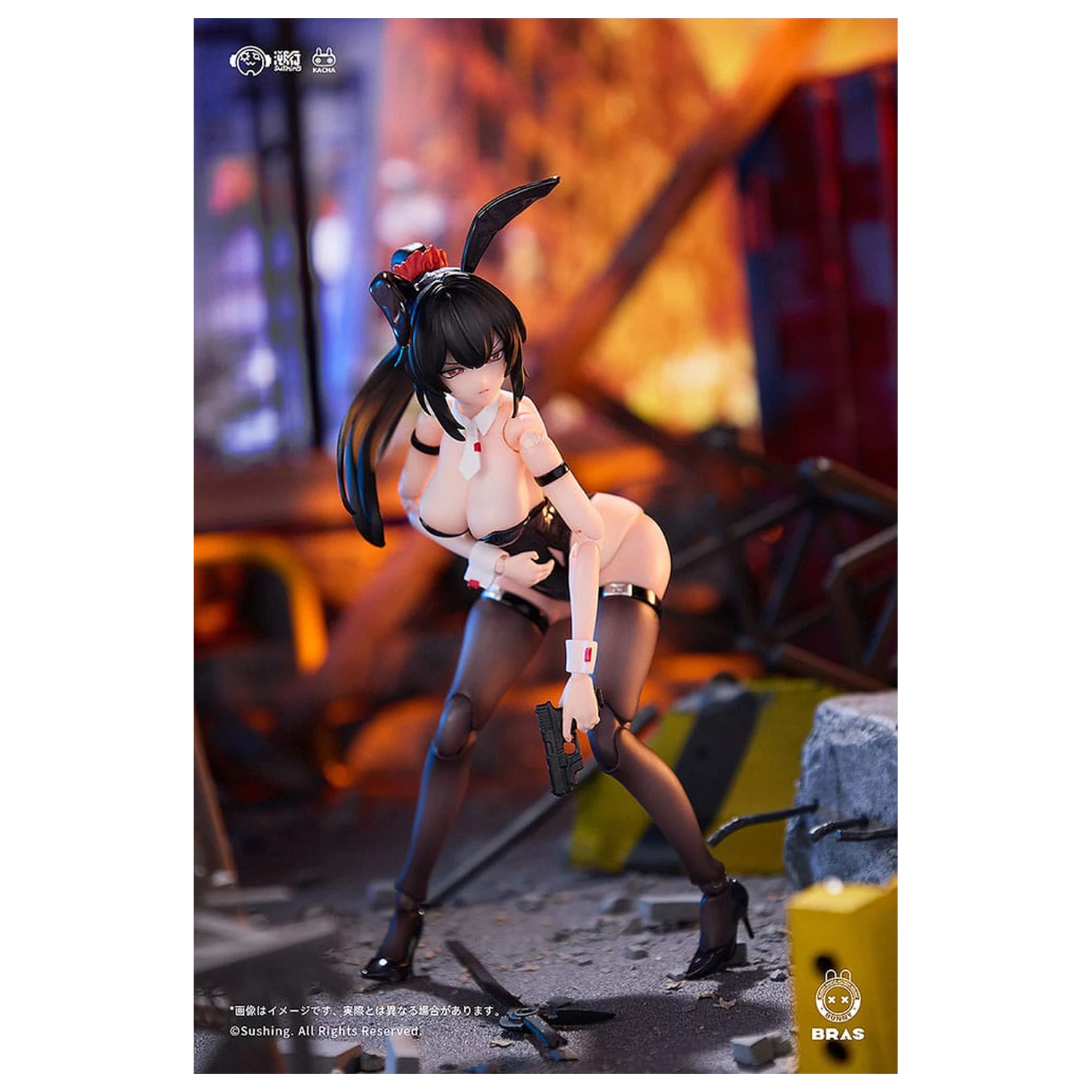 Bunny Rapid Action Squad akciófigura 1/12 Attacker Runa 16 cm  termékfotó