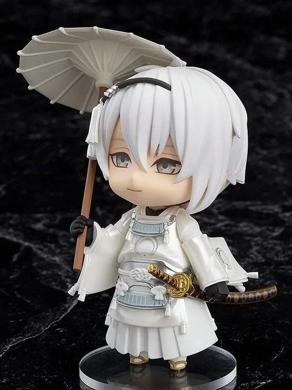 Butai Touken Ranbu Hiden Yui no Me no Hototogisu Nendoroid Mikazuki Munechika akciófigura 10 cm termékfotó