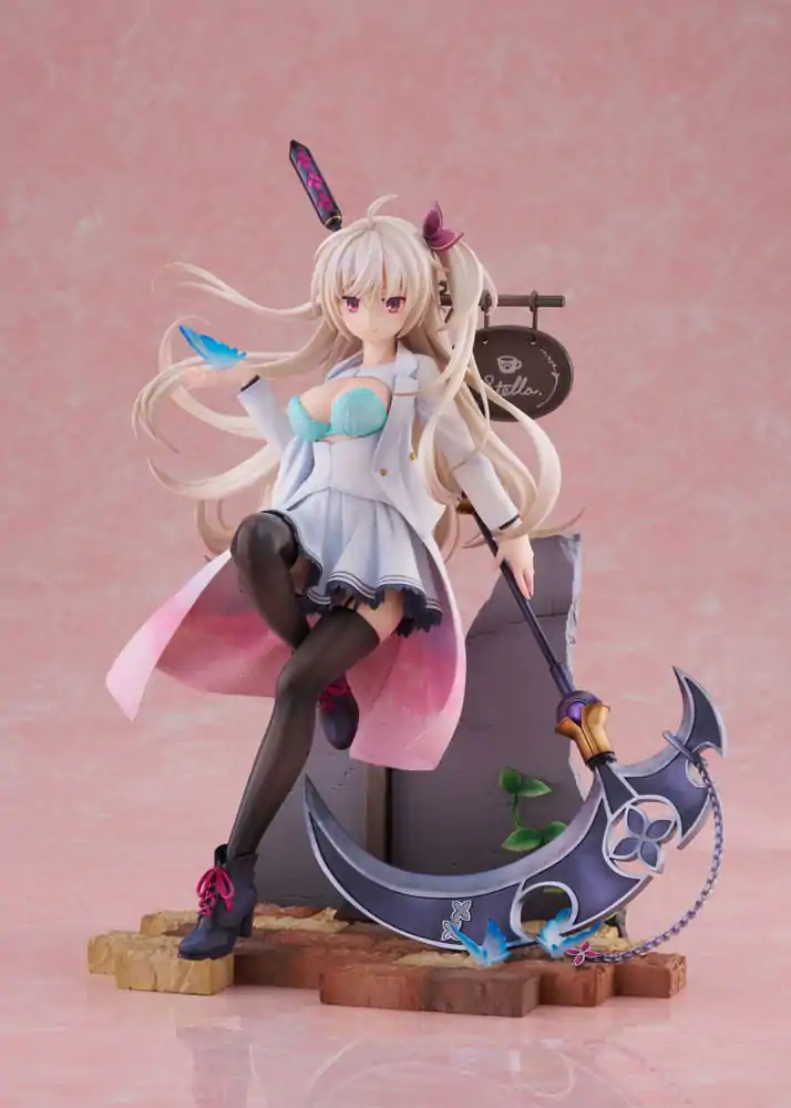 Café Stella and the Reaper´s Butterflies 1/7 Akizuki Kanna AmiAmi PVC szobor figura Limitált kiadás 25 cm termékfotó