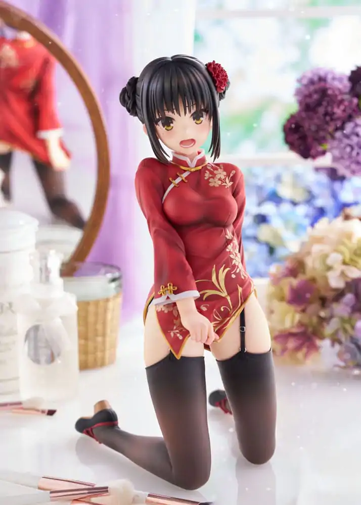 Cafe Stella and the Reaper´s Butterfly 1/3.5 Natsume Shiki Chinese Clothes Ver. AmiAmi PVC szobor figura Limitált kiadás 30 cm  termékfotó