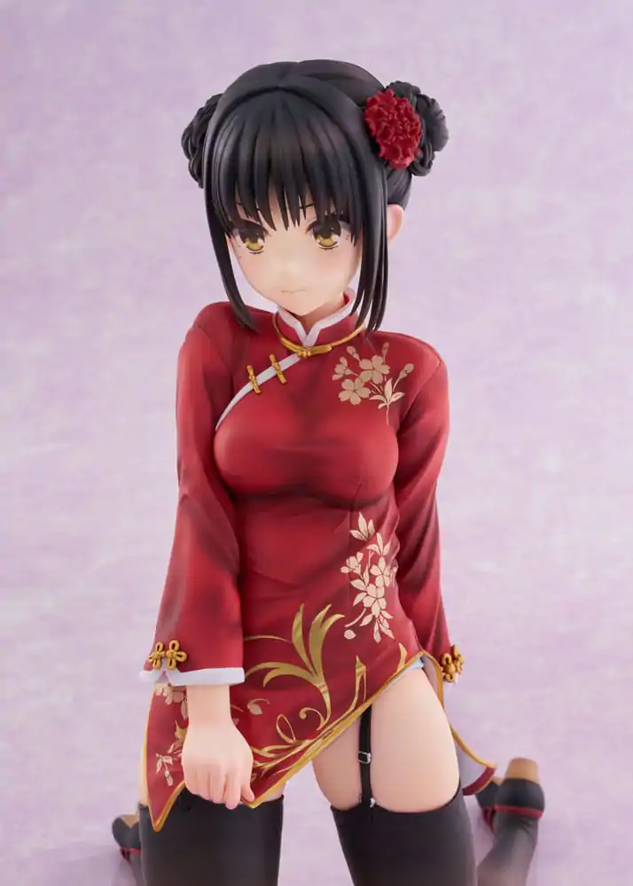 Cafe Stella and the Reaper´s Butterfly 1/3.5 Natsume Shiki Chinese Clothes Ver. AmiAmi PVC szobor figura Limitált kiadás 30 cm  termékfotó
