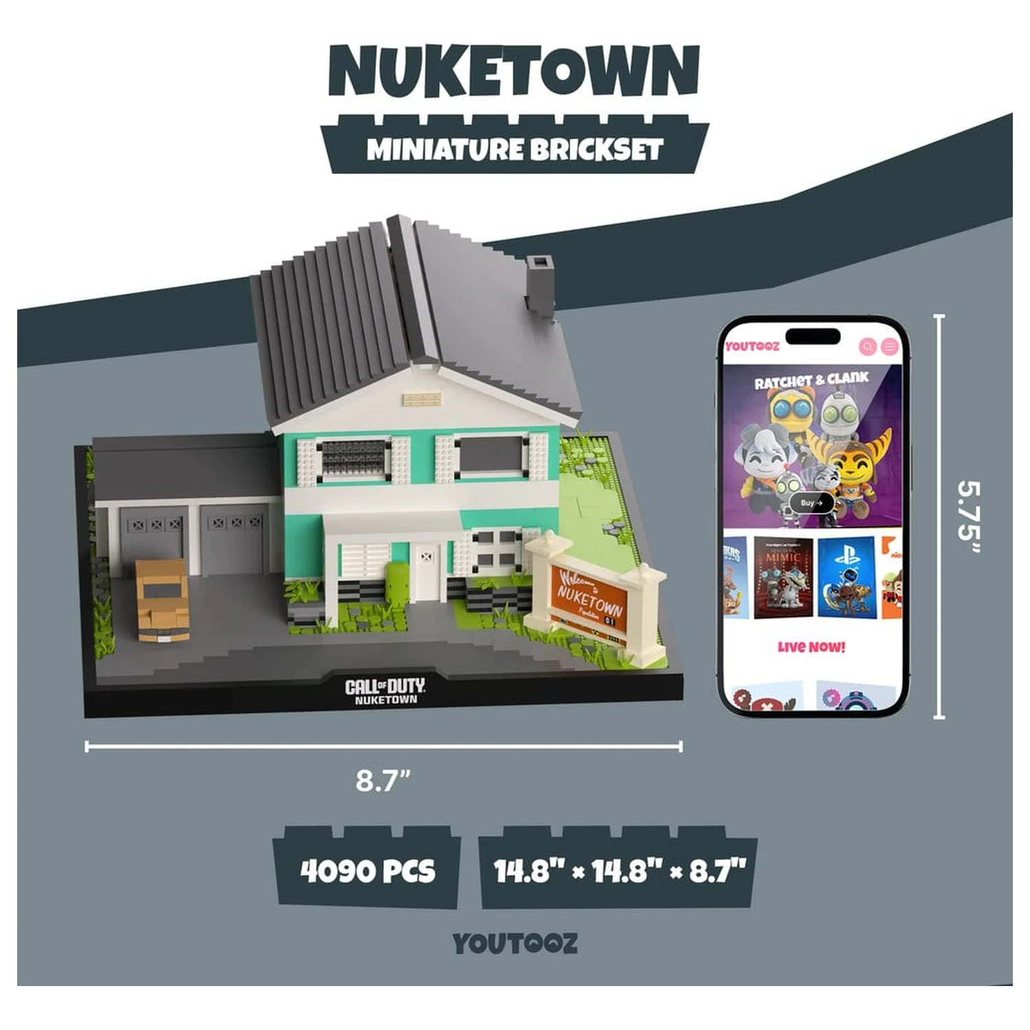 Call of Duty Nuketown építőkészlet  termékfotó
