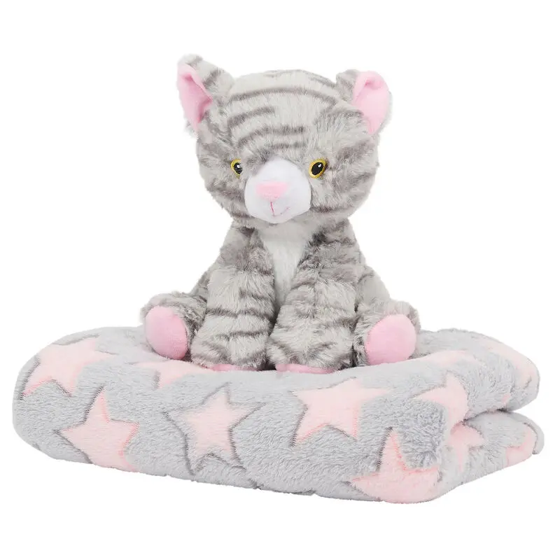 Candy Cat puha pléd takaró és plüss 22cm termékfotó