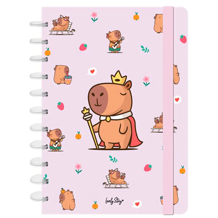 Capibara Majesty A4 jegyzetfüzet termékfotó