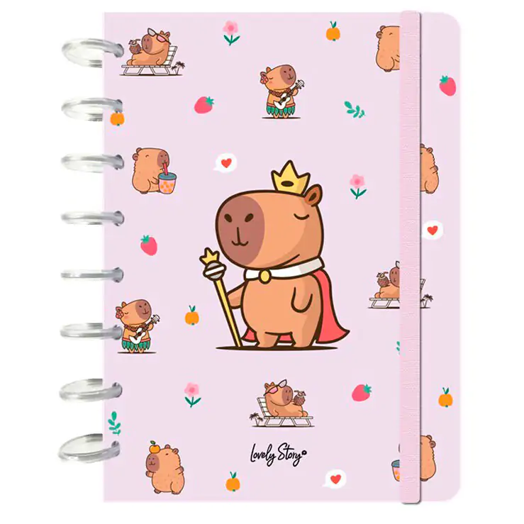 Capibara Majesty A5 jegyzetfüzet termékfotó
