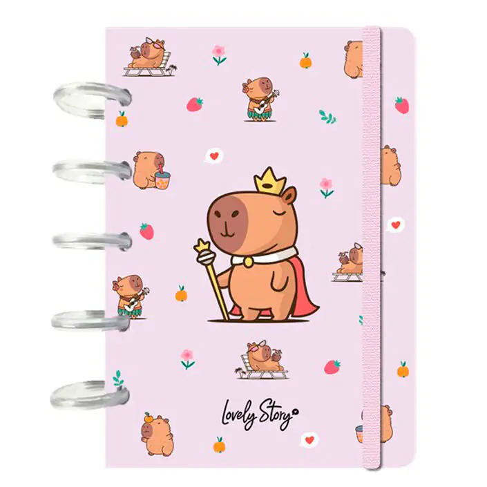 Capibara Majesty A6 jegyzetfüzet termékfotó