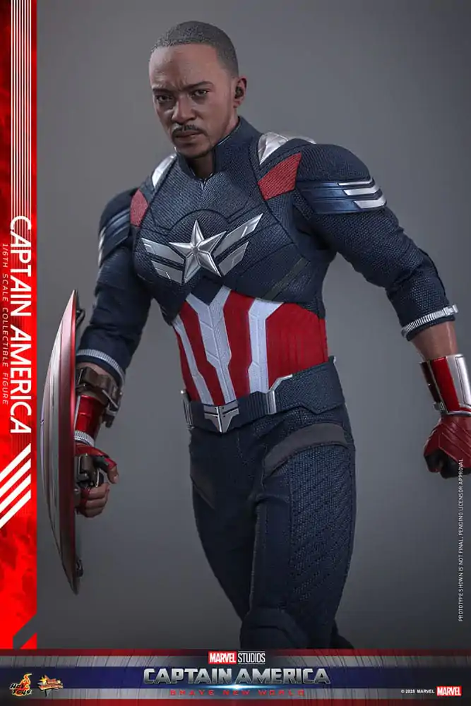 Captain America: Brave New World Movie Masterpiece 1/6 Captain America akciófigura 30 cm termékfotó