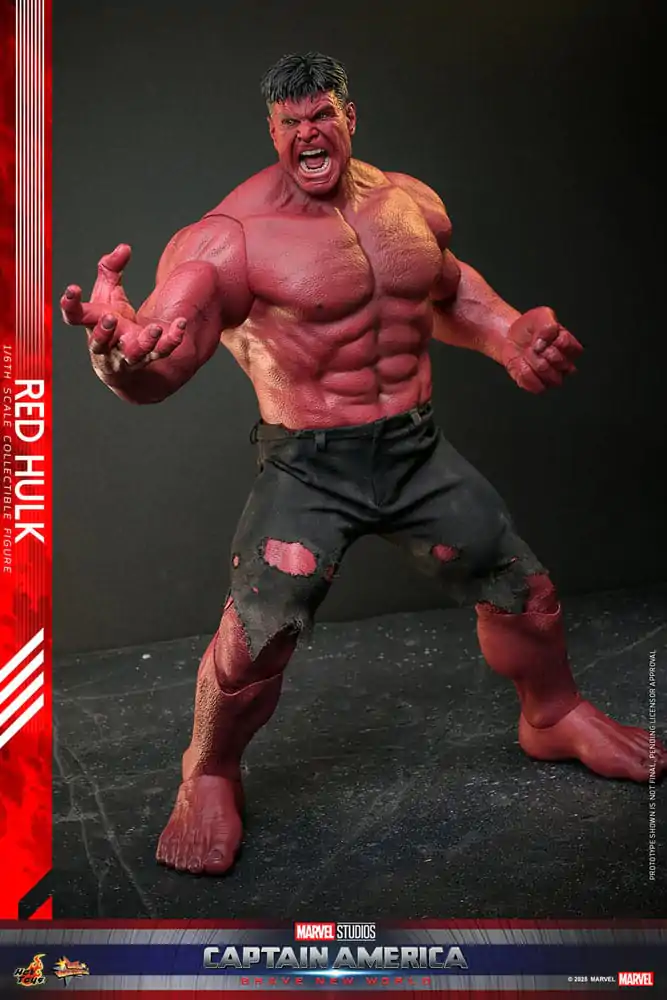 Captain America: Brave New World Movie Masterpiece 1/6 Red Hulk akciófigura 47 cm termékfotó