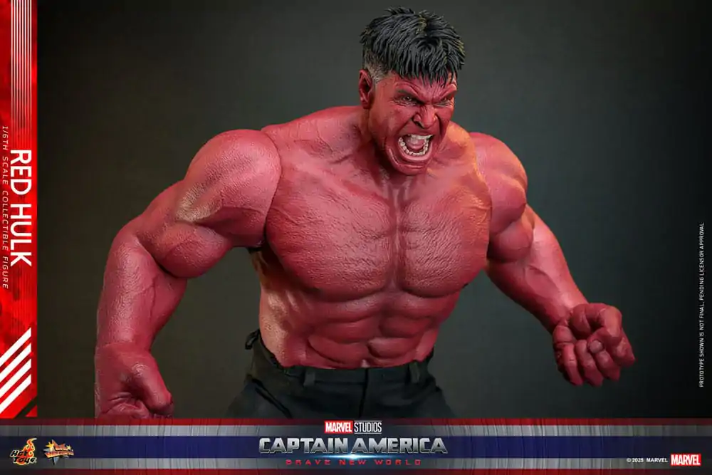 Captain America: Brave New World Movie Masterpiece 1/6 Red Hulk akciófigura 47 cm termékfotó