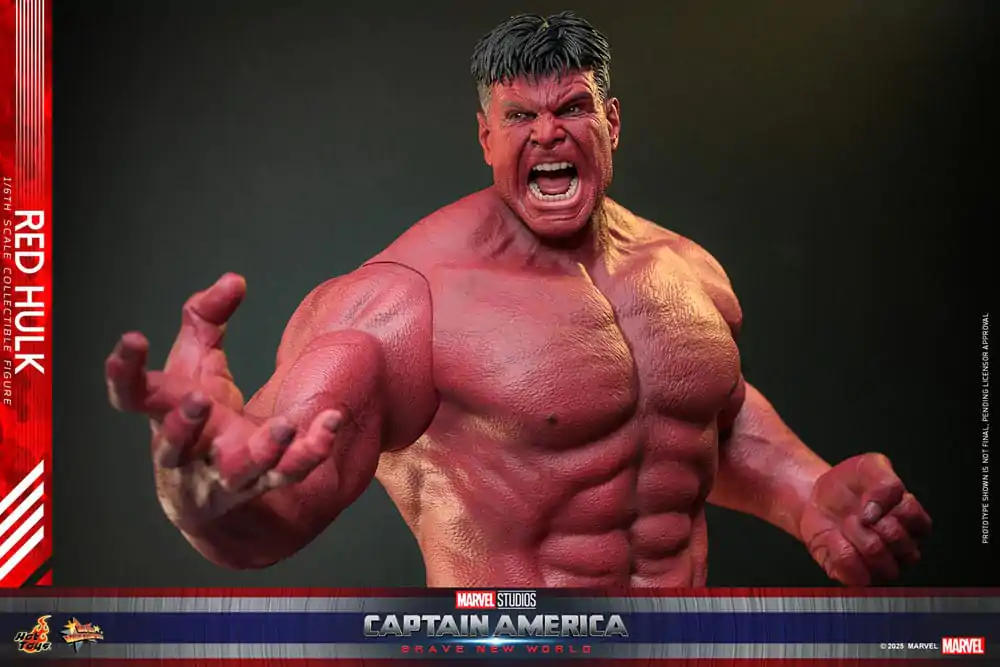 Captain America: Brave New World Movie Masterpiece 1/6 Red Hulk akciófigura 47 cm termékfotó