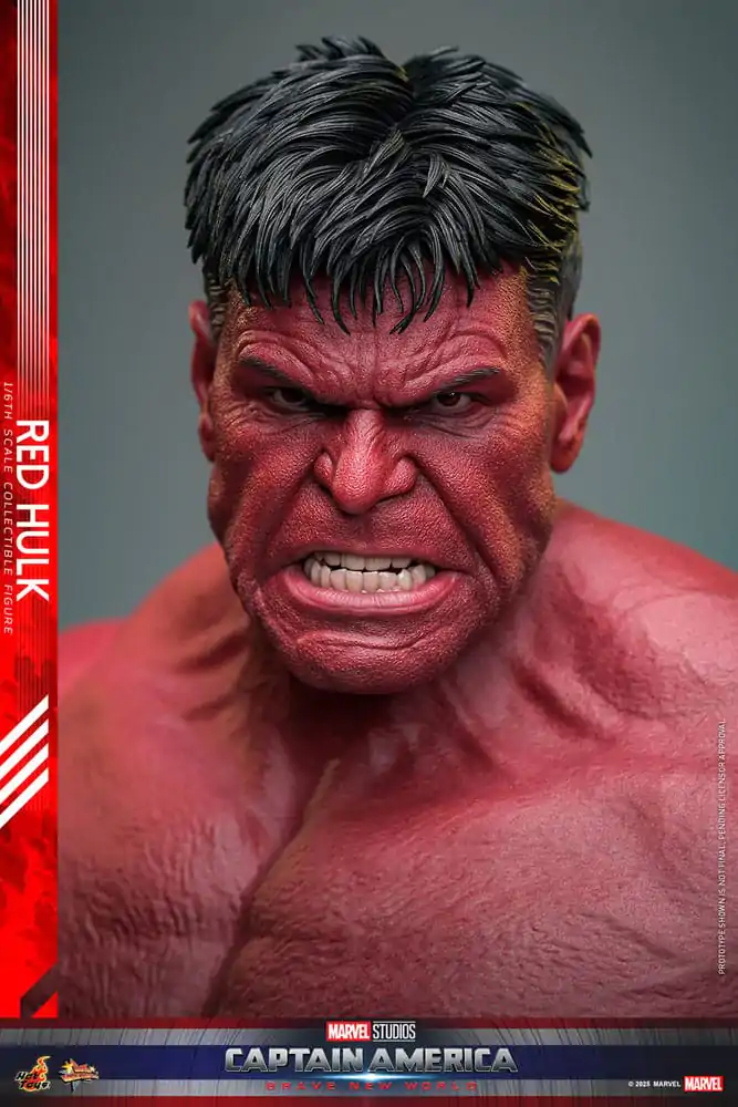 Captain America: Brave New World Movie Masterpiece 1/6 Red Hulk akciófigura 47 cm termékfotó