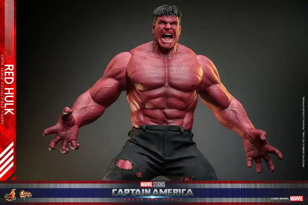 Captain America: Brave New World Movie Masterpiece 1/6 Red Hulk akciófigura 47 cm termékfotó