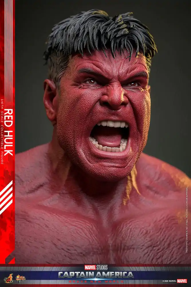 Captain America: Brave New World Movie Masterpiece 1/6 Red Hulk akciófigura 47 cm termékfotó