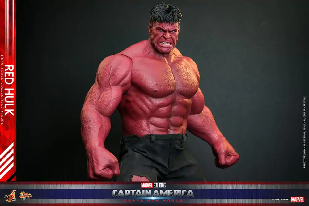 Captain America: Brave New World Movie Masterpiece 1/6 Red Hulk akciófigura 47 cm termékfotó